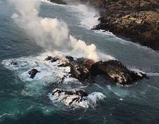 Image result for Lava Forming New Island in Ocean