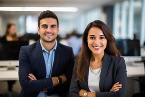 Image result for Smiling People in Office