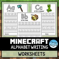 Image result for Minecraft Worksheets