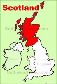 Image result for Scotland in the Map