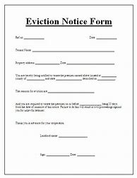 Image result for Basic Eviction Notice Form