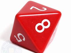 Image result for Dice 8 Red