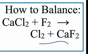 Image result for Calcium Chloride Equation