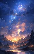 Image result for Anime Galaxy Sky