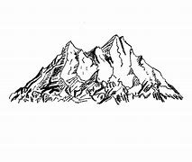 Image result for Folded Mountain Range Drawing