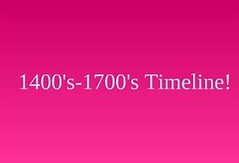 Image result for 1400s Timeline