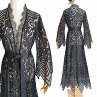 Image result for Black Lace Robe