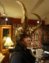 Image result for Cartoon Loki Helmet