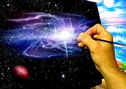 Image result for Space Acrylic Art