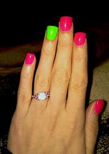 Image result for Pink Green Nails