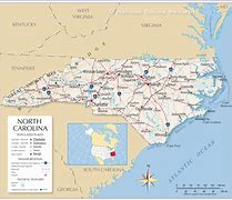 Image result for Simple Map of North Carolina