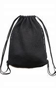 Image result for Plain Black Drawstring Bags