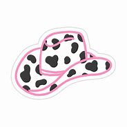 Image result for Pink Cow Print Hat