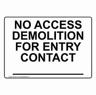 Image result for Do Not Enter Water Sign