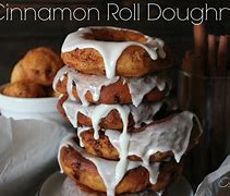 Image result for Cinnamon Roll Doughnut