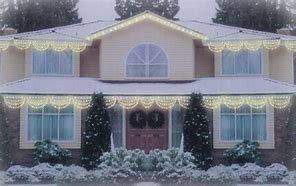 Image result for Outdoor LED Swag Christmas Lights