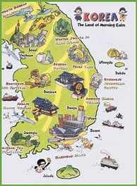 Image result for Korea Travel Map