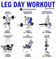 Image result for Leg Day Workout Routine