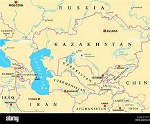 Image result for Central Asia Rivers Map