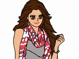 Image result for Selena Gomez Cartoon Art Poptoonstv