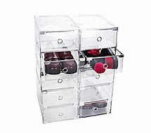 Image result for plastic storage cabinet clear drawers