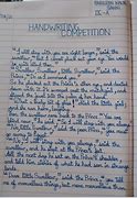 Image result for Handwriting Competition for Kindergarten