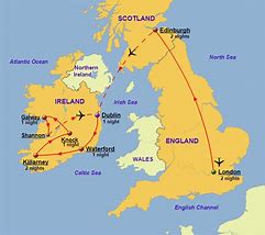 Image result for Scotland vs Ireland Map