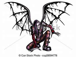 Image result for Gothic Angel Clip Art