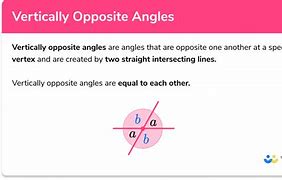 Image result for Opposite Angles