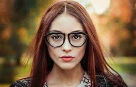 Image result for Smiling Woman Face Glasses