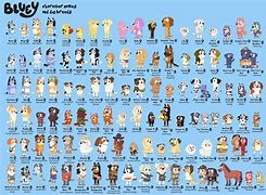 Image result for Bluey Cartoon Dog Characters