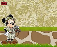 Image result for Mickey Mouse Safari Background Clip Art