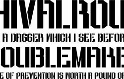 Image result for Tough-Guy Font