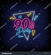 Image result for 90s Party Signs