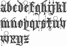 Image result for Old English Font Tattoo Designs