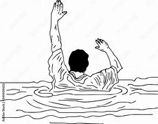 Image result for Human Drowning Drawing