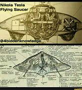 Image result for Nikola Tesla Flying Car