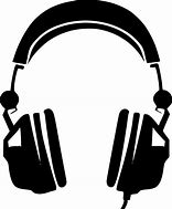 Image result for Black and White PFP Headphones