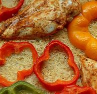 Image result for Sheet Pan Fajitas Recipe Chicken On Rice