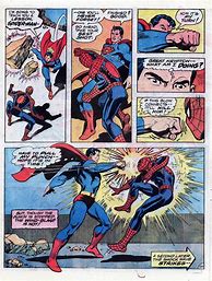 Image result for Superman vs Spider-Man Comic Book