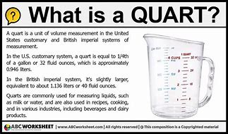 Image result for Quart