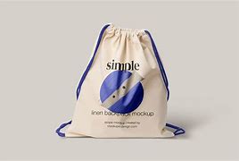 Image result for Cotton Drawstring Bags Mockup