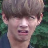 Image result for BTS V Funny Face