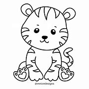 Image result for Baby Tiger Face Clip Art Outline