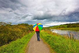 Image result for Man Walking in the Rain Sideways