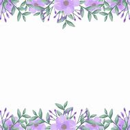 Image result for Purple Flower Line Border