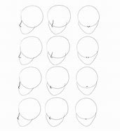 Image result for Anime Basic Face Outline