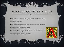 Image result for Courtly Love