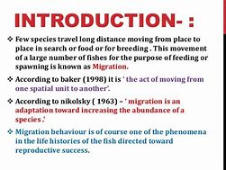 Image result for Migration of Fishes