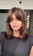 Image result for Curtain Bang Short Bob Haircut